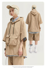 Load image into Gallery viewer, Yagami Cargo Hoodie &amp; Shorts Set
