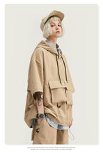 Load image into Gallery viewer, Yagami Cargo Hoodie &amp; Shorts Set
