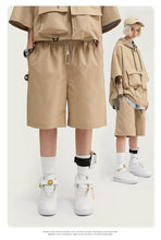 Load image into Gallery viewer, Yagami Cargo Hoodie &amp; Shorts Set
